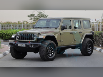 Jeep  Wrangler  Rubicon  2025  Automatic  17 Km  4 Cylinder  Four Wheel Drive (4WD)  SUV  Green  With Warranty