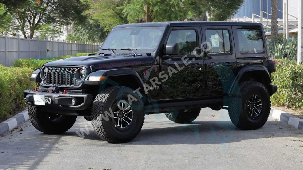 Jeep  Wrangler  Rubicon  2025  Automatic  12 Km  4 Cylinder  Four Wheel Drive (4WD)  SUV  Black  With Warranty
