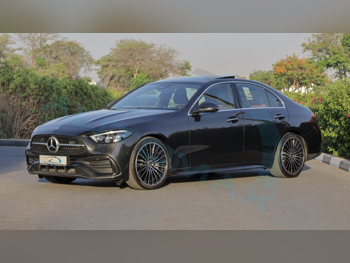 Mercedes-Benz  C-Class  200 AMG  2025  Automatic  12 Km  4 Cylinder  Rear Wheel Drive (RWD)  Sedan  Gray  With Warranty