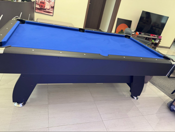 Black and Blue  Billiard Table