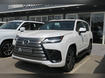 Lexus  LX  600 Luxury  2024  Automatic  7,000 Km  6 Cylinder  Four Wheel Drive (4WD)  SUV  White  With Warranty