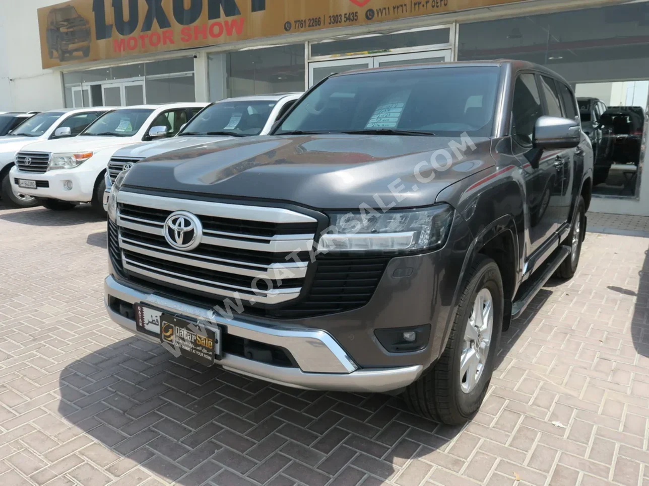 Toyota  Land Cruiser  GXR  2023  Automatic  57,000 Km  6 Cylinder  Four Wheel Drive (4WD)  SUV  Gray  With Warranty