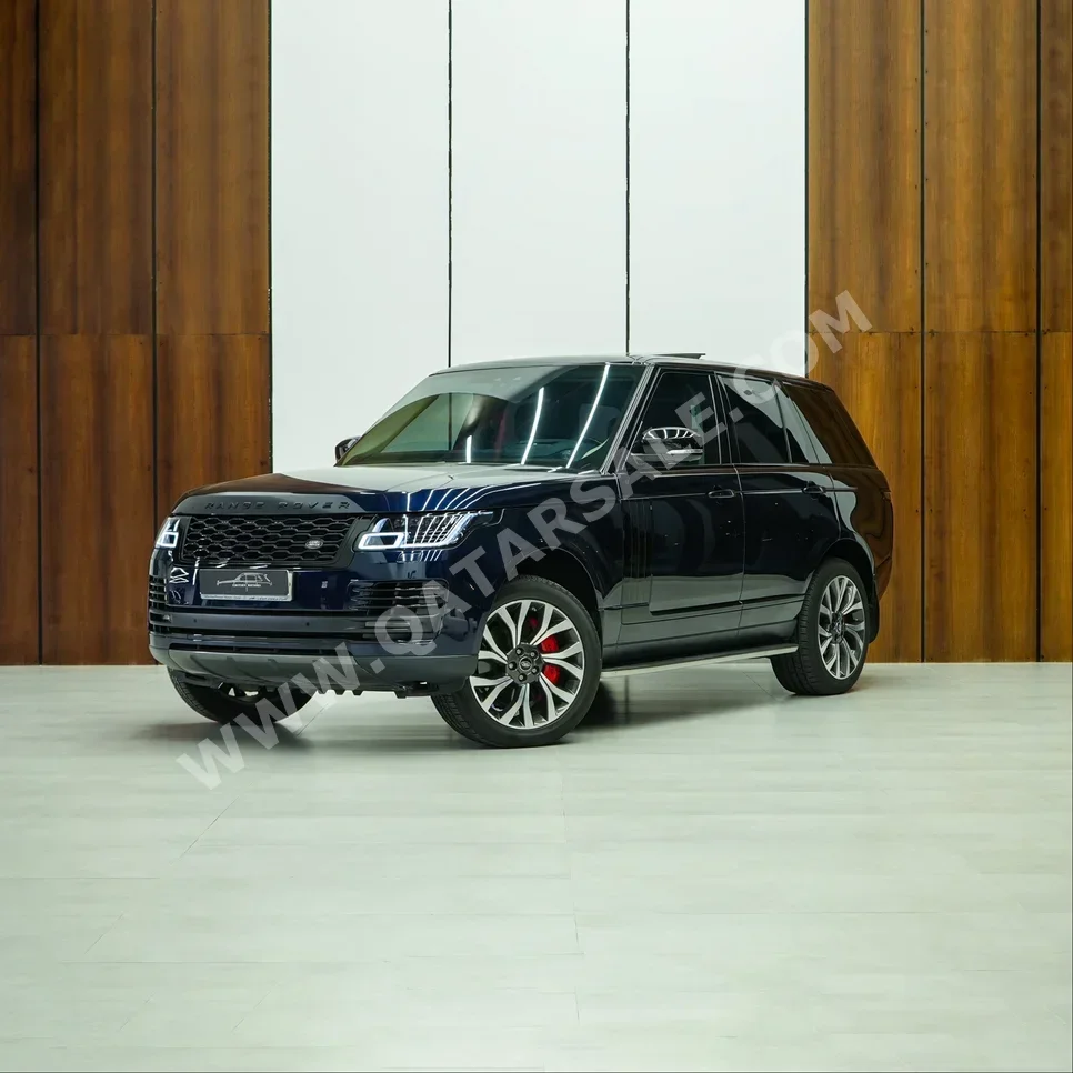 Land Rover  Range Rover  Vogue  Autobiography  2021  Automatic  26,838 Km  8 Cylinder  Four Wheel Drive (4WD)  SUV  Dark Blue  With Warranty
