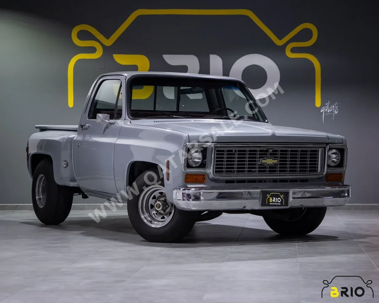 Chevrolet  C10/K10  1973  Automatic  23,000 Km  8 Cylinder  Rear Wheel Drive (RWD)  Pick Up  Silver