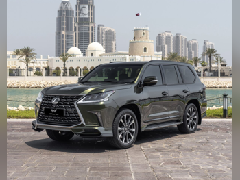 Lexus  LX  570 S Black Edition  2021  Automatic  65,000 Km  8 Cylinder  Four Wheel Drive (4WD)  SUV  Green