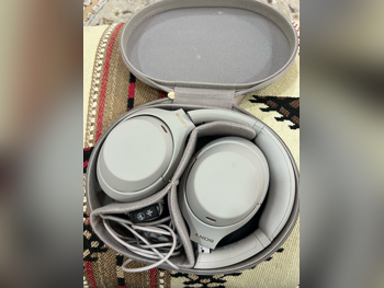 سماعات الرأس و مكبرات الصوت - سوني  - فضة  - لاسلكي  - مع ميكروفون