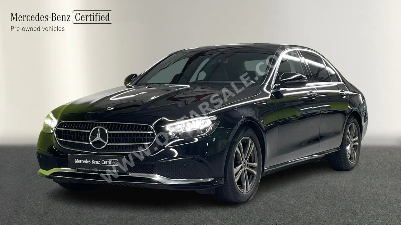 Mercedes-Benz  E-Class  200  2023  Automatic  63,842 Km  4 Cylinder  Rear Wheel Drive (RWD)  Sedan  Black  With Warranty