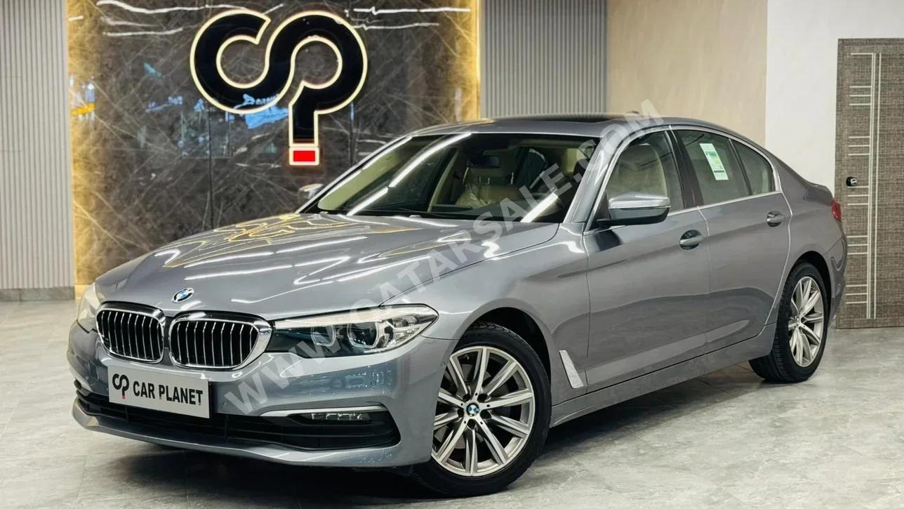 BMW  5-Series  520i  2020  Automatic  73,000 Km  4 Cylinder  Rear Wheel Drive (RWD)  Sedan  Gray Metallic