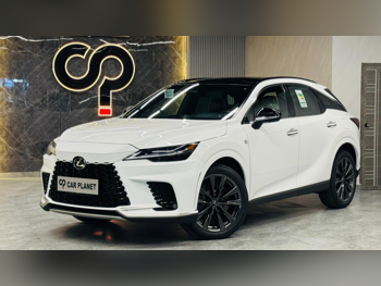 Lexus  RX  350 F Sport  2025  Automatic  0 Km  6 Cylinder  Four Wheel Drive (4WD)  SUV  White  With Warranty
