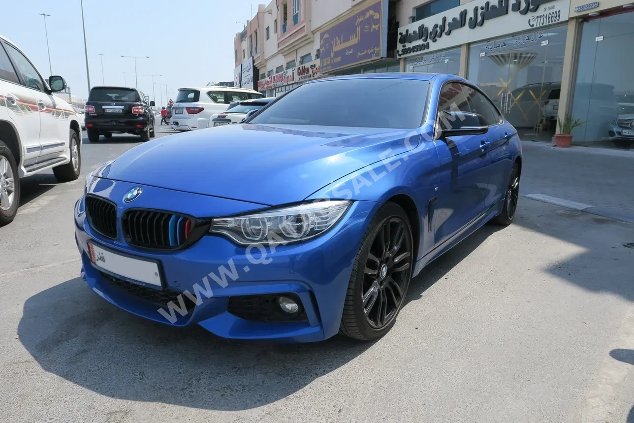 BMW  4-Series  420 I  2016  Automatic  247,000 Km  4 Cylinder  Rear Wheel Drive (RWD)  Sedan  Blue