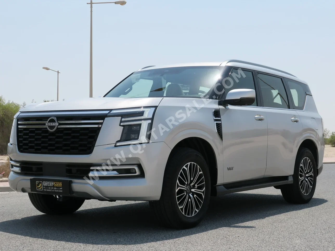 Nissan  Patrol  Titanium Turbo  2025  Automatic  21,235 Km  6 Cylinder  Four Wheel Drive (4WD)  SUV  Silver  With Warranty