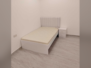 Beds - Single  - White  - Mattress Included  - With Bedside Table