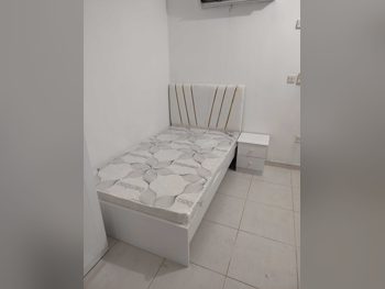 Beds - Single  - White  - Mattress Included  - With Bedside Table