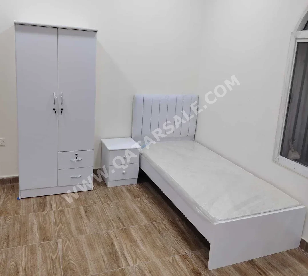 Bedroom Sets - Qatar Design - 3 Pieces Set - White
