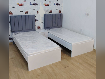 Beds - Single  - Gray  - Mattress Included
