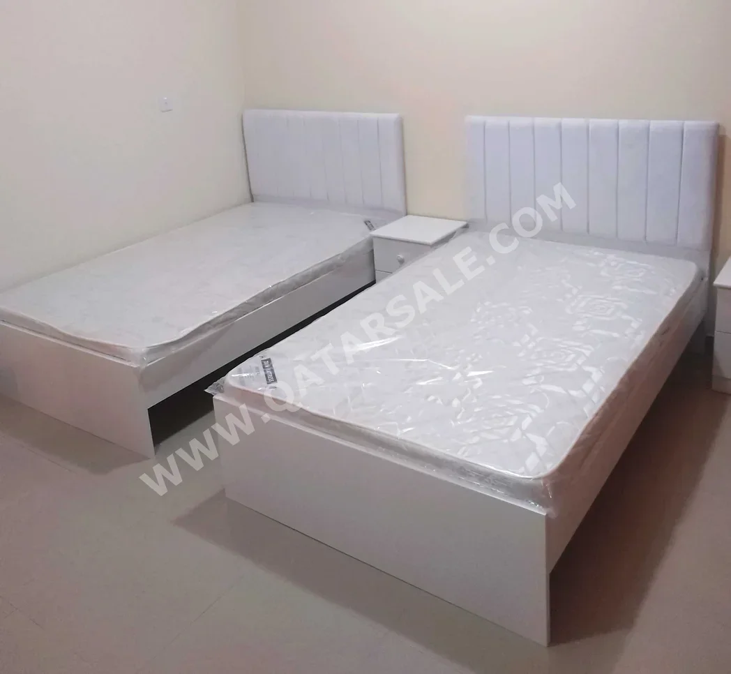 Beds - Single  - White  - Mattress Included