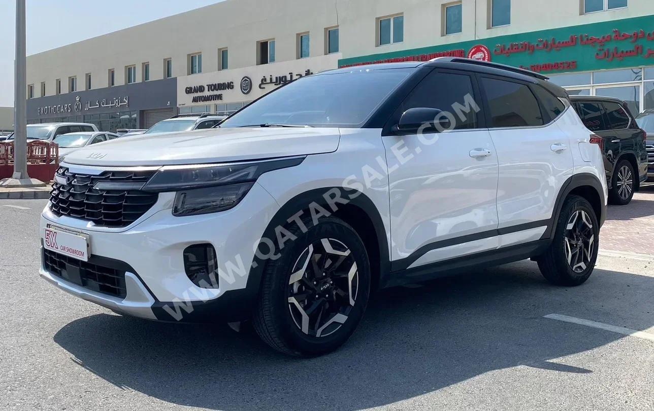 Kia  Seltos  2024  Automatic  22,000 Km  4 Cylinder  Rear Wheel Drive (RWD)  SUV  White  With Warranty