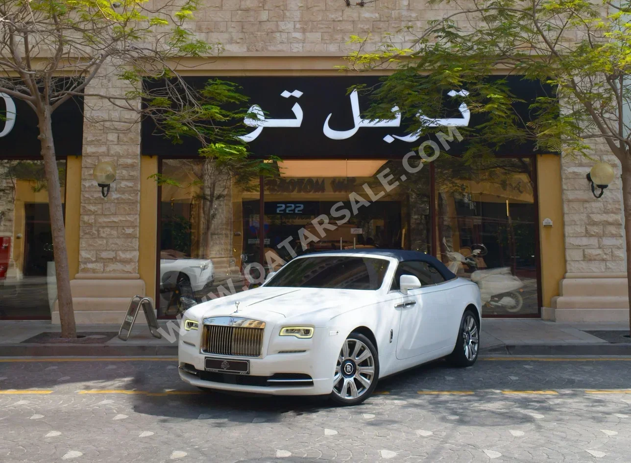Rolls-Royce  Dawn  2016  Automatic  65,550 Km  12 Cylinder  All Wheel Drive (AWD)  Convertible  White