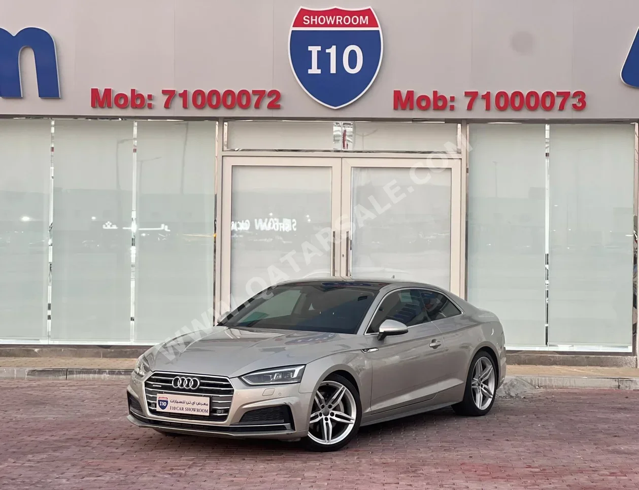 Audi  A5  45 TFSI  2017  Automatic  41,000 Km  4 Cylinder  All Wheel Drive (AWD)  Sedan  Gold