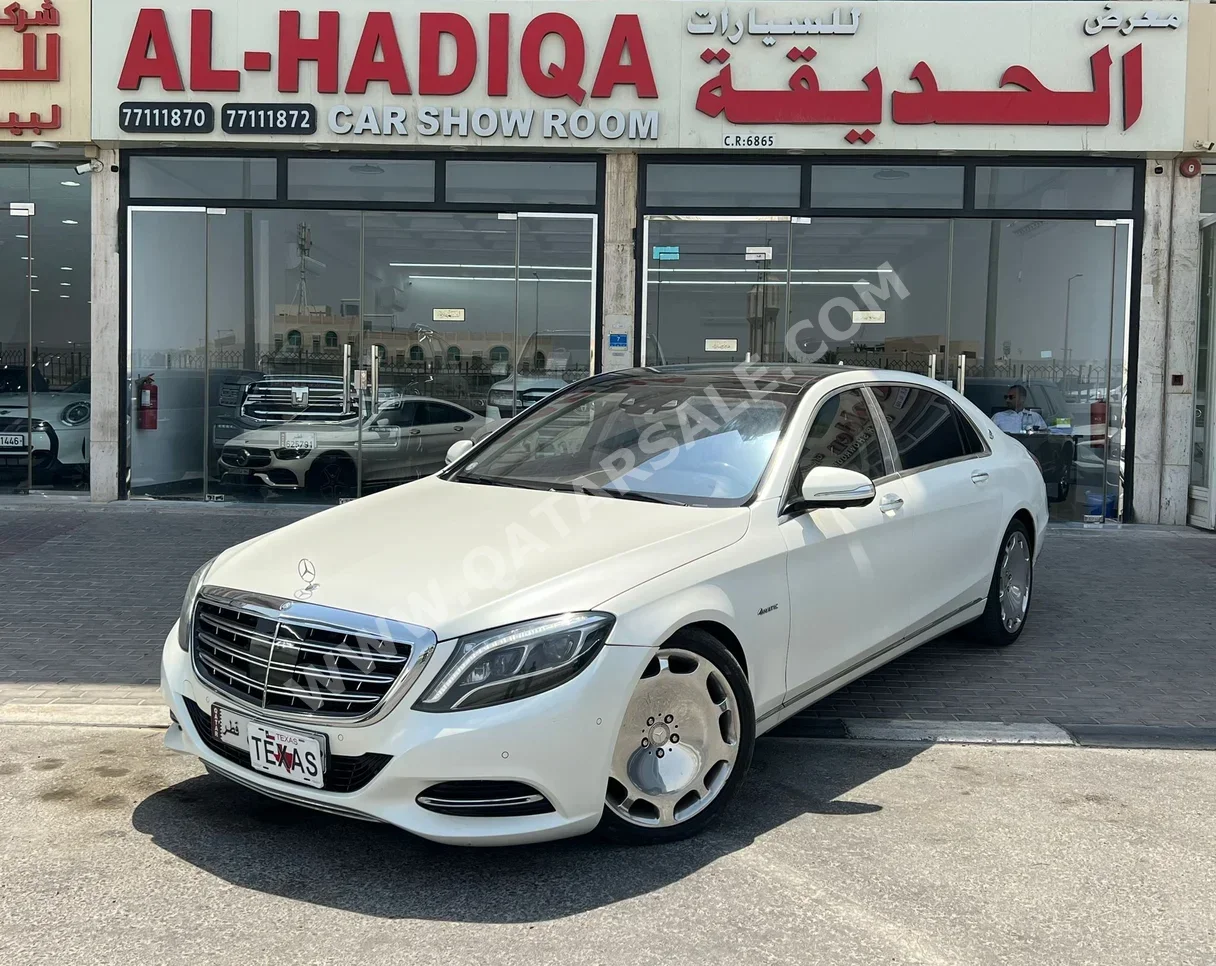 Mercedes-Benz  Maybach  S500  2016  Automatic  159,000 Km  12 Cylinder  Rear Wheel Drive (RWD)  Sedan  White