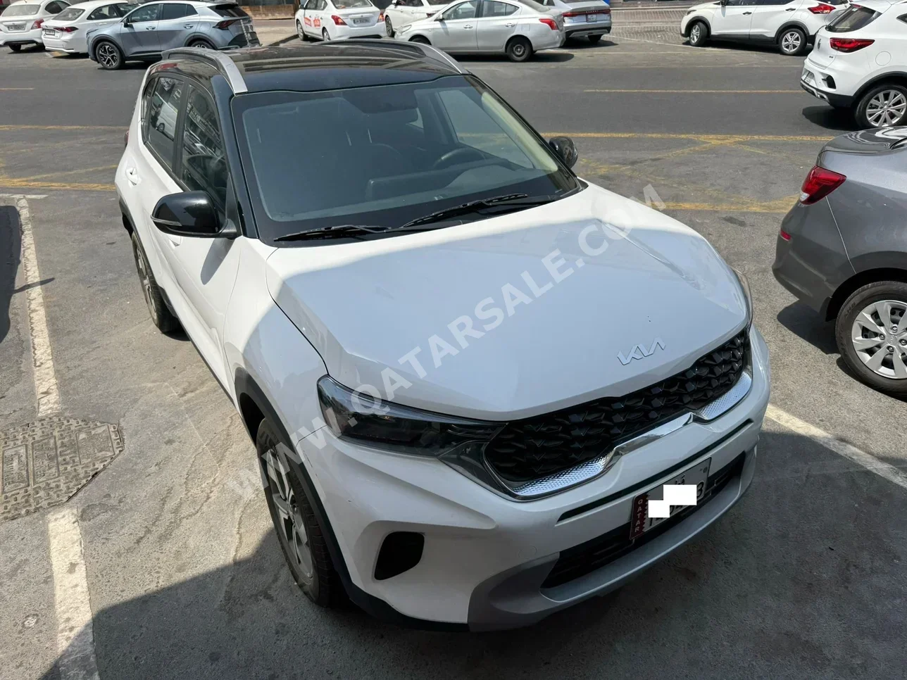 Kia  SONET  SUV 4x4  White  2024