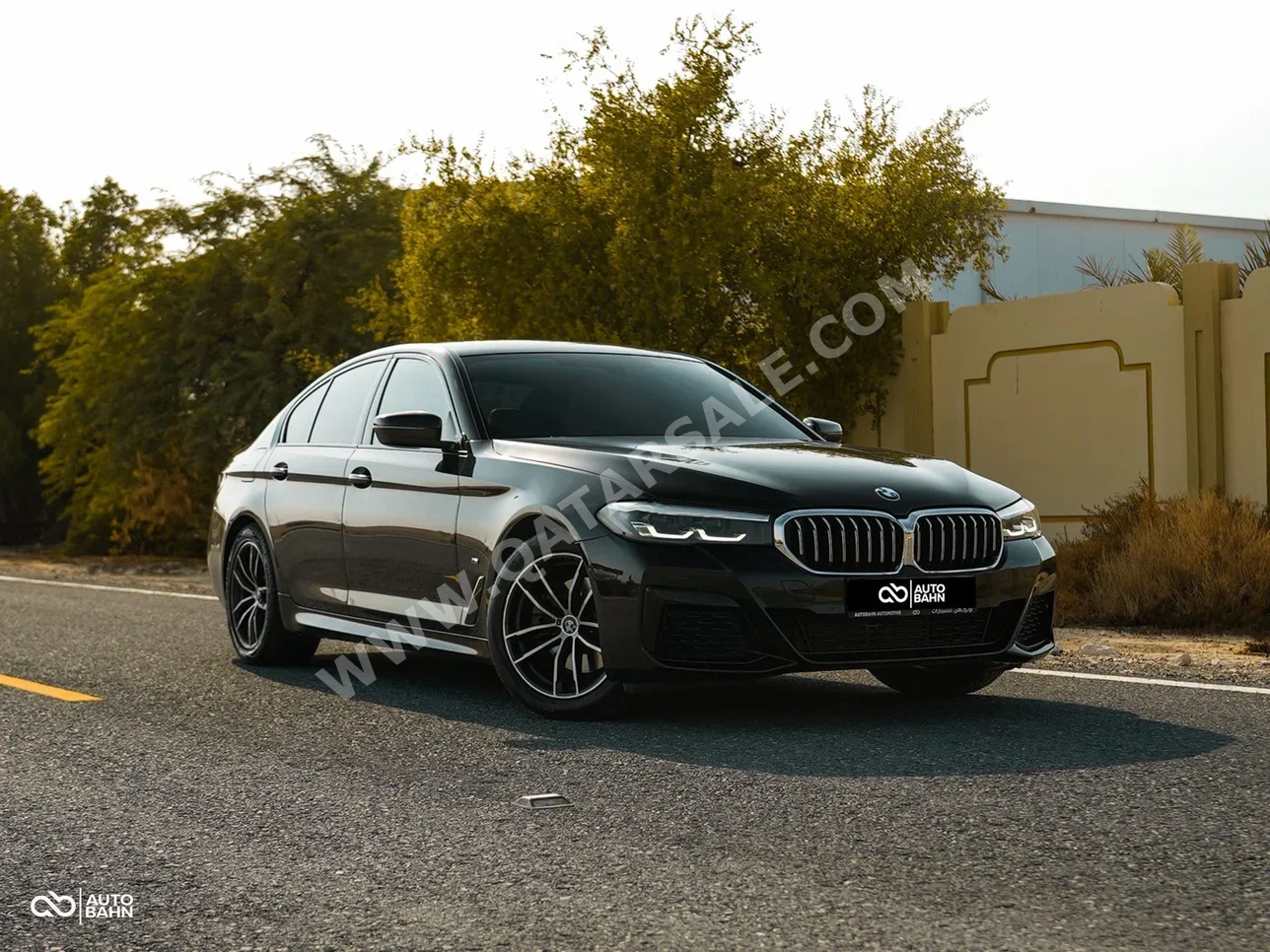 BMW  5-Series  520i  2022  Automatic  55,000 Km  4 Cylinder  Rear Wheel Drive (RWD)  Sedan  Black  With Warranty