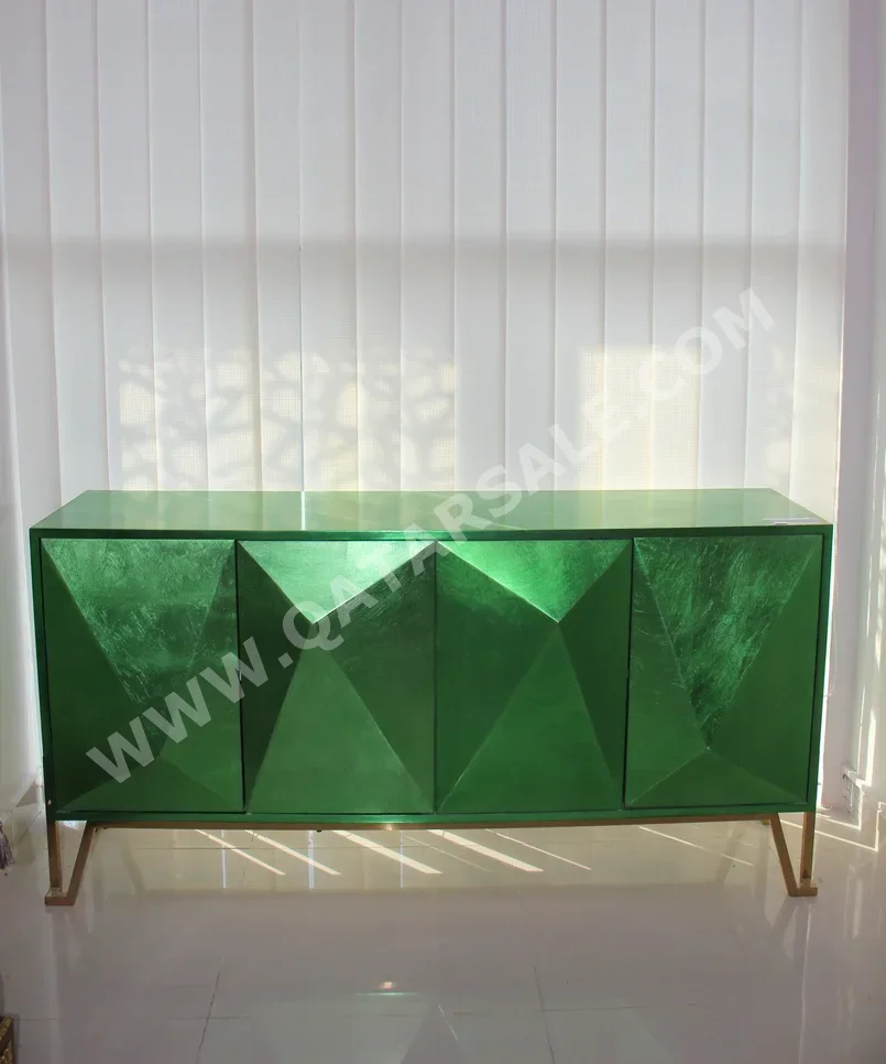 Tables & Sideboards Console Table  - Solid Wood  - Green