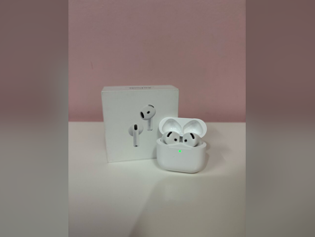 سماعات الأذن والرأس - ايربودز  ابل  Apple Airpods 4 ANC  - أبيض  سماعات أذن