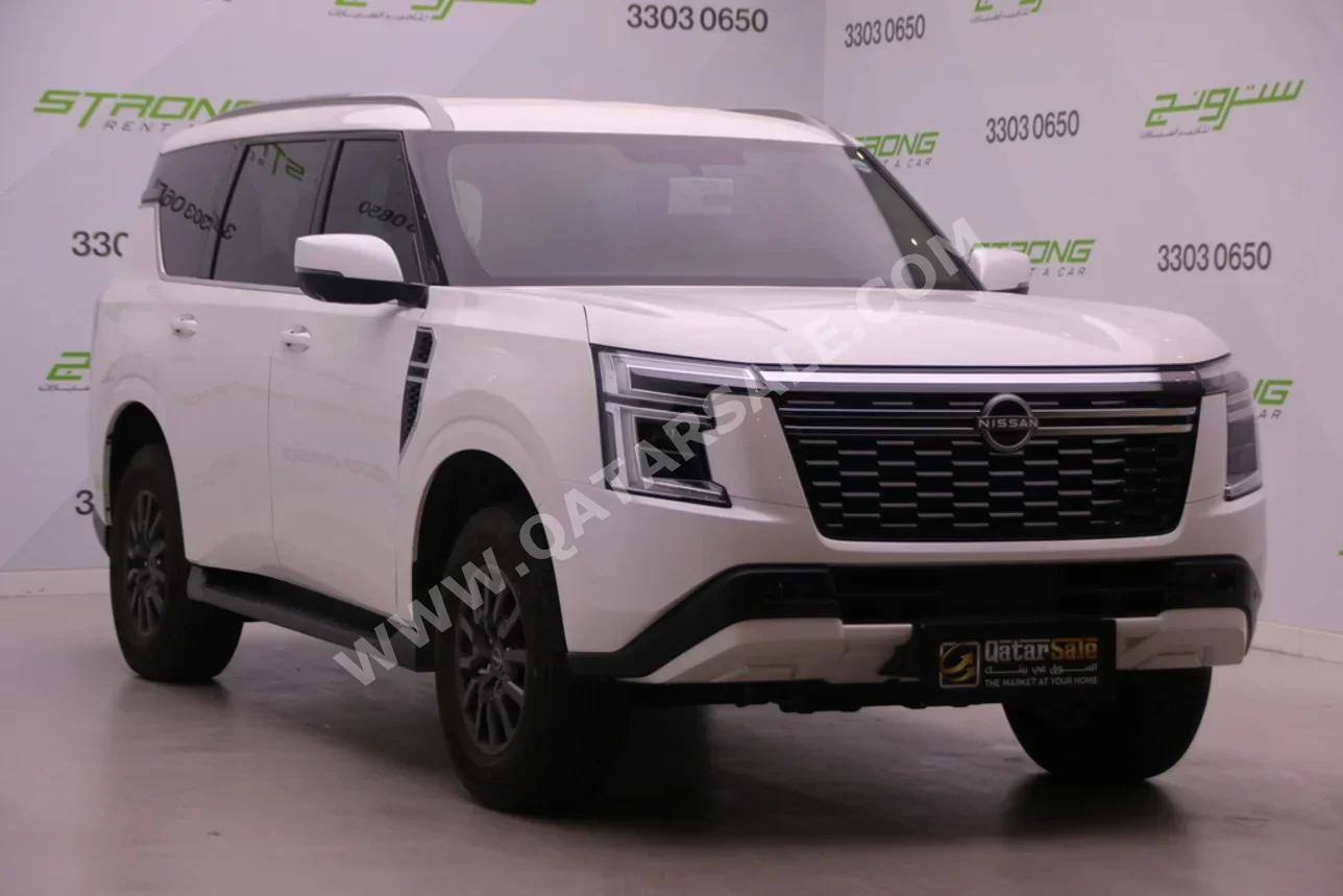 Nissan  Patrol  SE  2025  Automatic  20,000 Km  8 Cylinder  Four Wheel Drive (4WD)  SUV  White  With Warranty