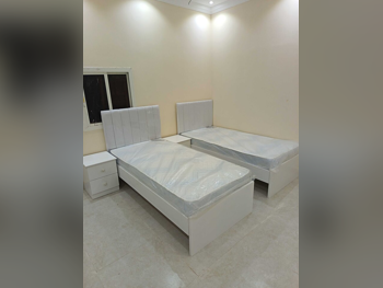 Beds - Single  - White  - Mattress Included  - With Bedside Table
