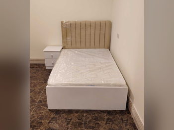 Beds - Single  - Yellow  - Mattress Included  - With Bedside Table