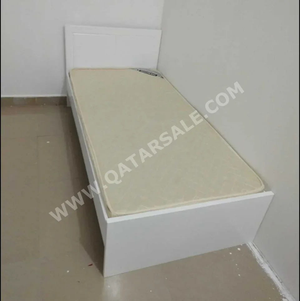 Beds - Single  - White  - Mattress Included