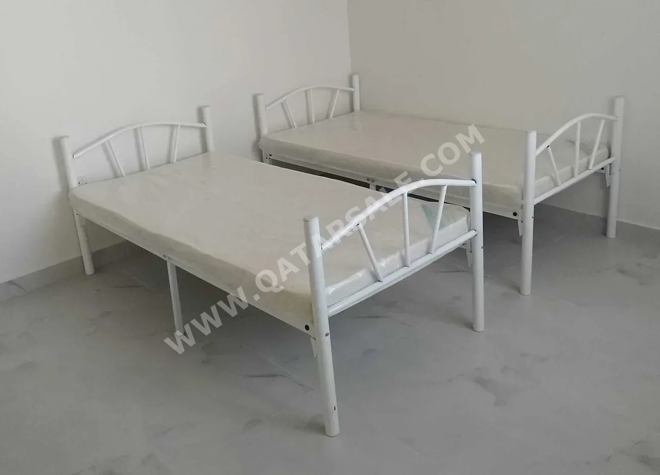 Beds - Single  - White  - Mattress Included