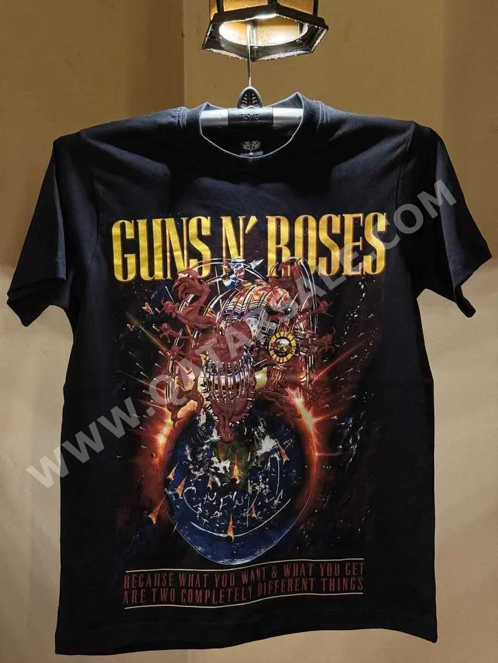 Men Clothes Cotton / T-Shirts Black Autumn/Winter Adjustable Warranty / Size: XXL