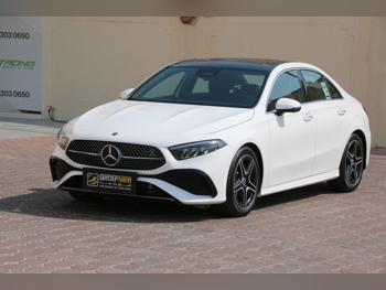 Mercedes-Benz  A-Class  200  2024  Automatic  400 Km  4 Cylinder  Rear Wheel Drive (RWD)  Sedan  White  With Warranty