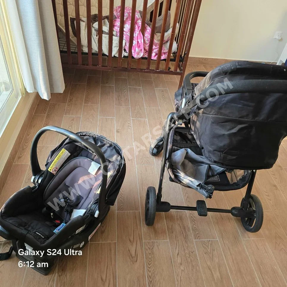 عربات الأطفال جراكو  عربة فردية  بنى  0-3 سنوات  قابل للتحويل إلى مقعد السيارة