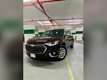 Chevrolet  Traverse  LT  2018  Automatic  38,000 Km  6 Cylinder  Four Wheel Drive (4WD)  SUV  Maroon  With Warranty