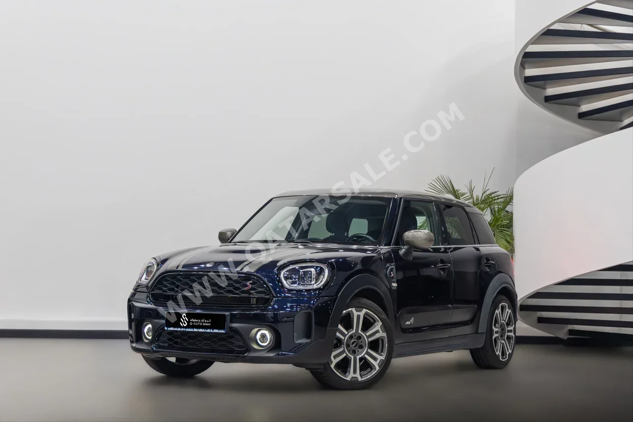 Mini  Cooper  CountryMan  S  2022  Automatic  59,000 Km  4 Cylinder  Rear Wheel Drive (RWD)  Hatchback  Dark Blue  With Warranty
