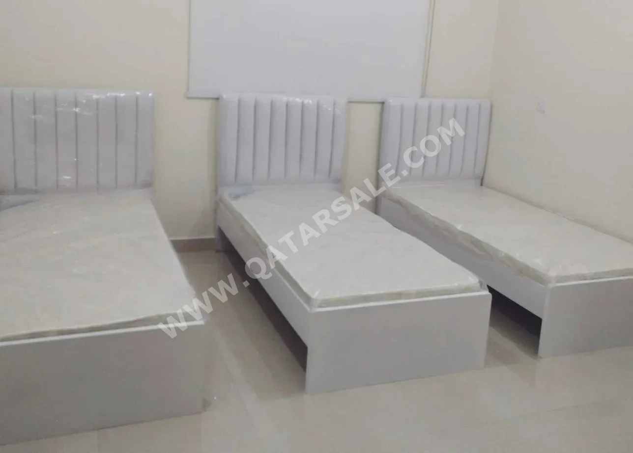Beds - Single  - White  - Mattress Included