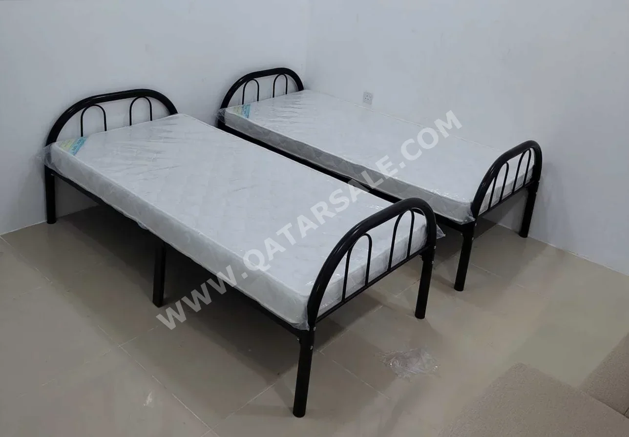 Beds - Single  - Black  - Mattress Included