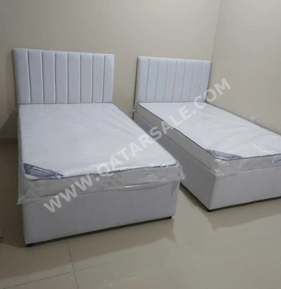 Beds - Single  - White  - Mattress Included
