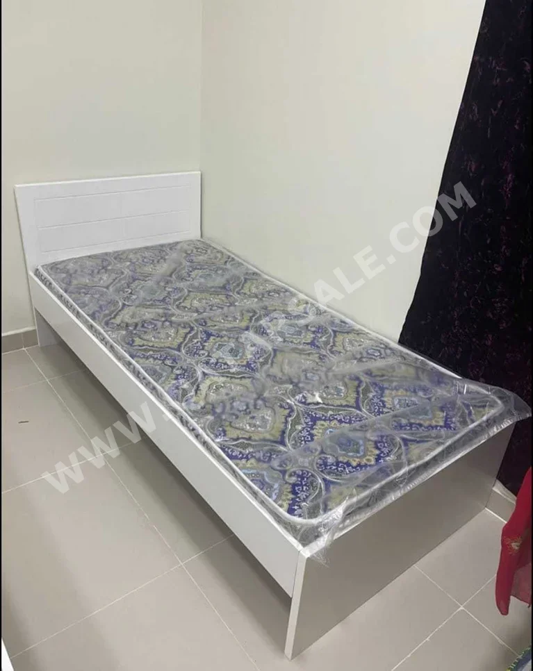 Beds - Single  - White  - Mattress Included