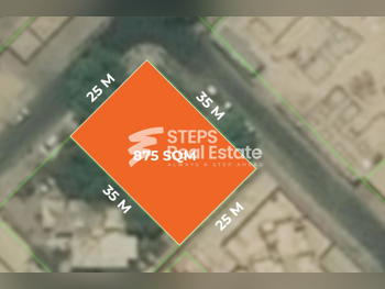 Lands For Sale in Doha  - Al Dafna  -Area Size 875 Square Meter