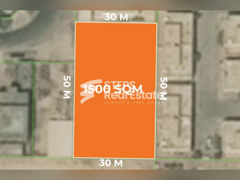 Lands For Sale in Umm Salal  - Umm Salal Ali  -Area Size 1,500 Square Meter