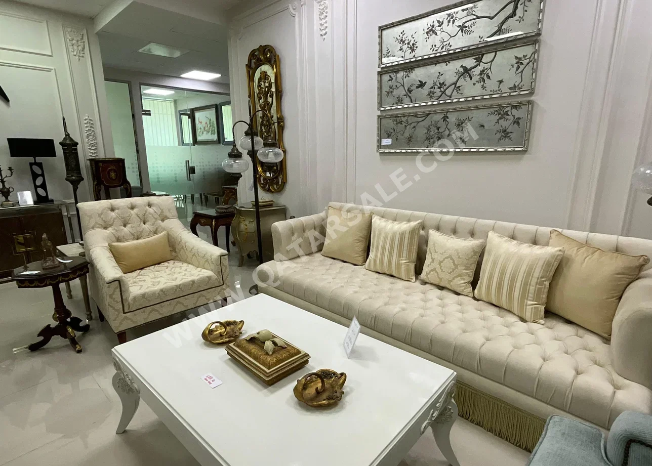 Sofas, Couches & Chairs Sofa Set  - Fabric  - Beige