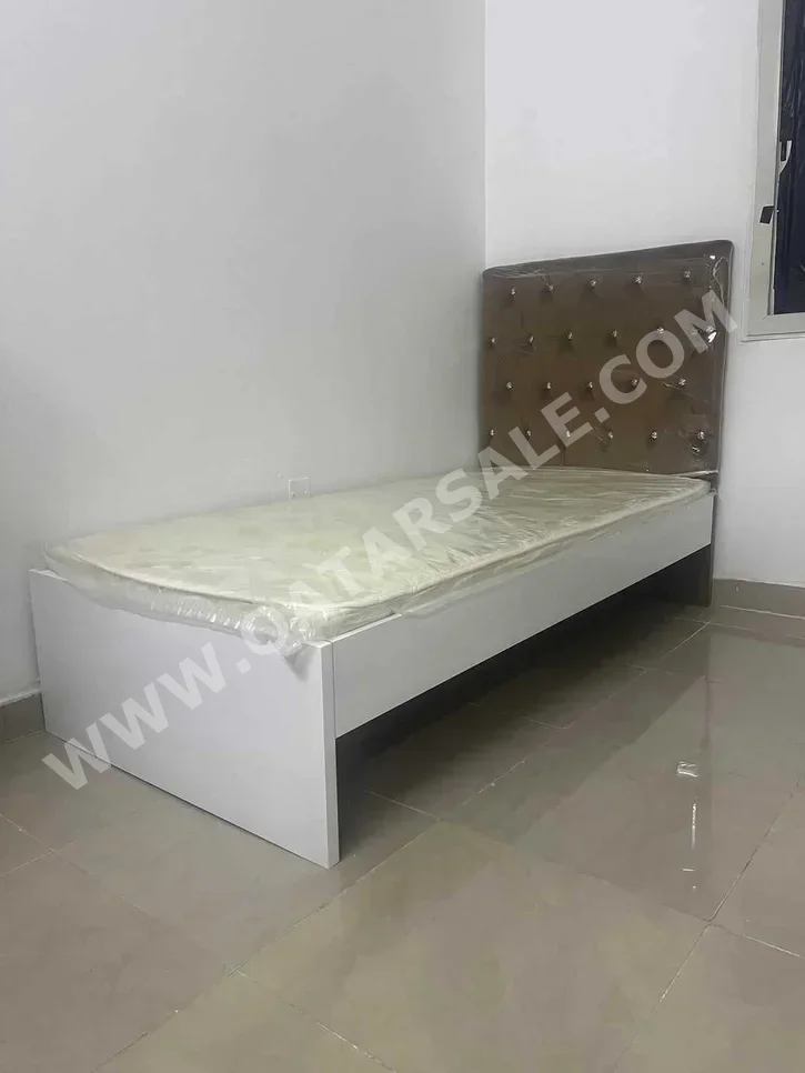 Beds - Single  - Brown  - Mattress Included