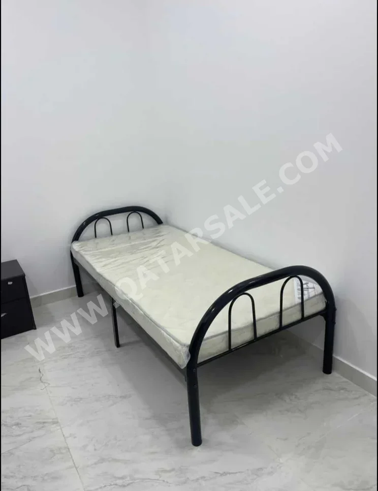 Beds - Single  - Black  - Mattress Included