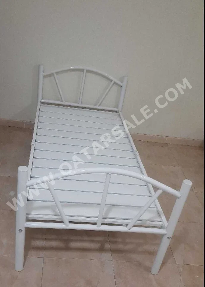Beds - Single  - White  - Mattress Included