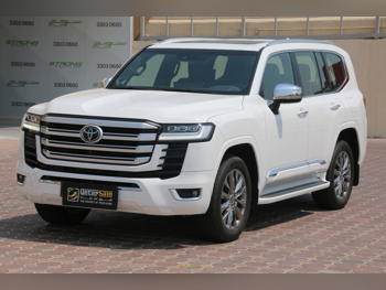 Toyota  Land Cruiser  VXR Twin Turbo  2023  Automatic  19,000 Km  6 Cylinder  Four Wheel Drive (4WD)  SUV  White  With Warranty