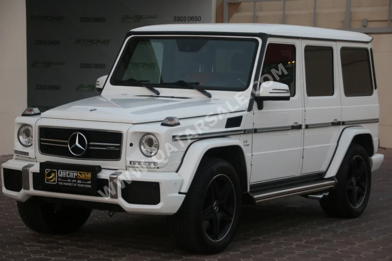 Mercedes-Benz  G-Class  63 AMG  2016  Automatic  70,000 Km  8 Cylinder  Four Wheel Drive (4WD)  SUV  White